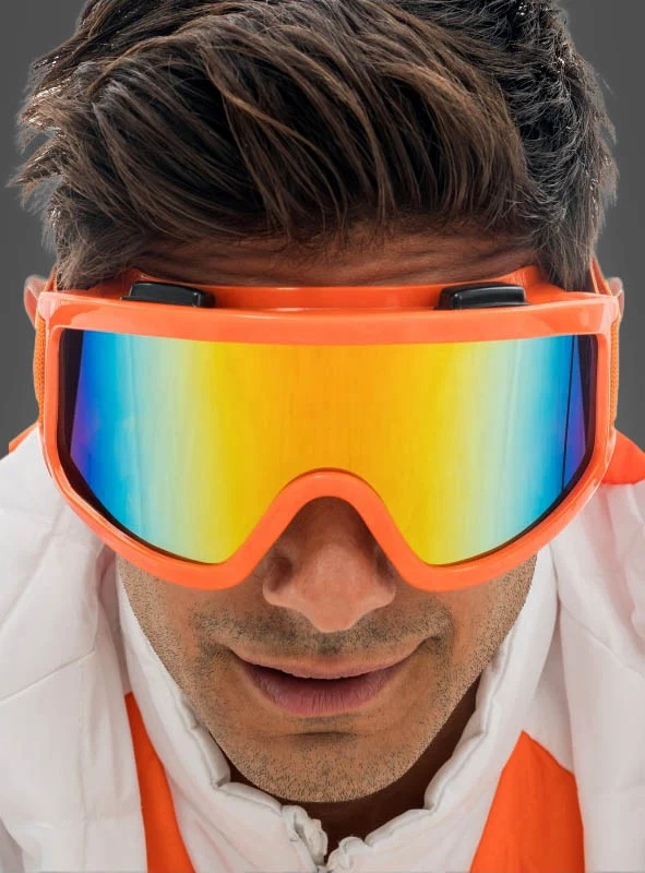 Skibrille Karneval Neon