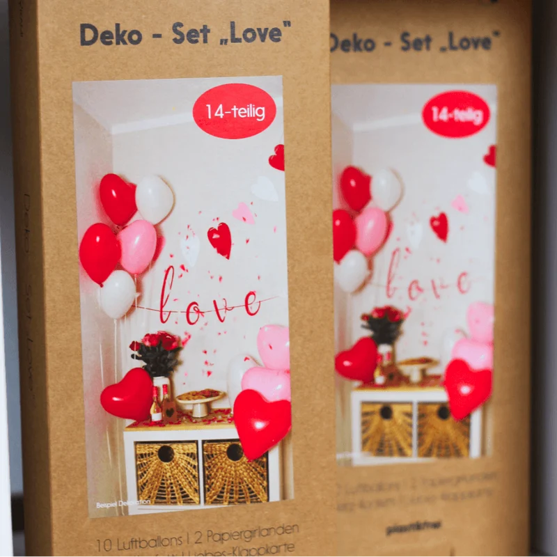 Deko-Gesamtset Love 14-tlg.