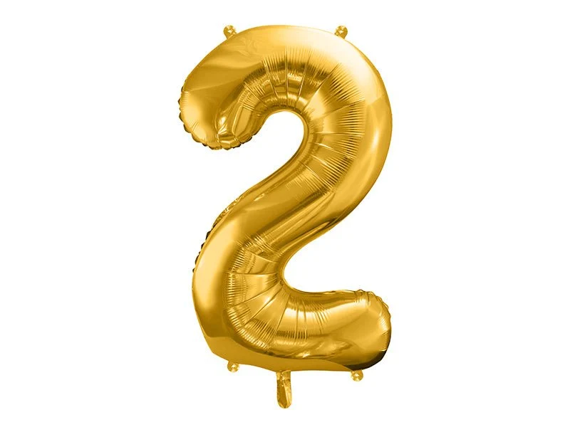 Zahlen Ballon 2 Gold