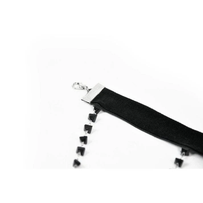 Gothic Mehrlagiges Samt-Halsband für Damen