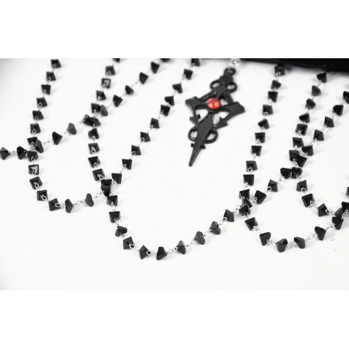 Gothic Mehrlagiges Samt-Halsband für Damen