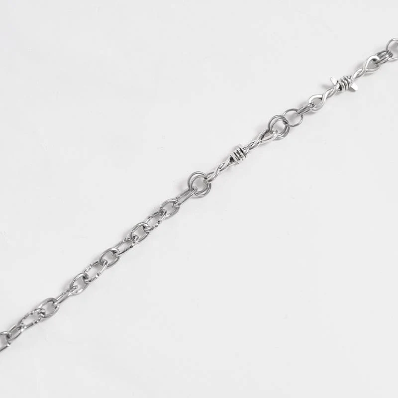 Damen Punk Kette Rot Anhänger Halskette