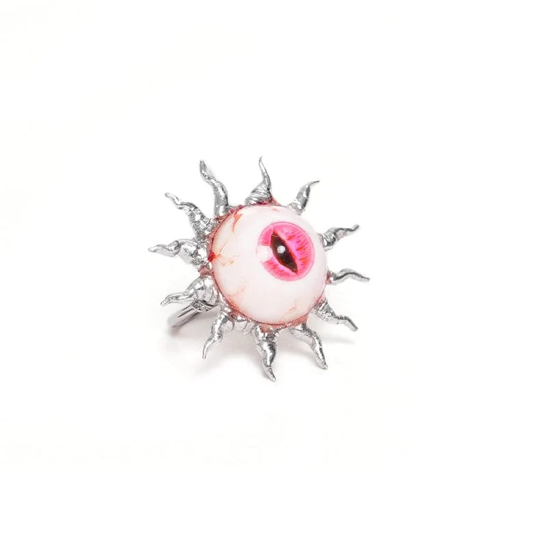 Punk-Sonnenblumen-Augapfelring für Damen