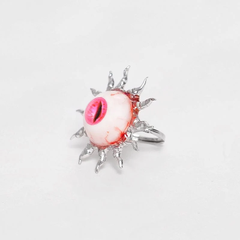Punk-Sonnenblumen-Augapfelring für Damen