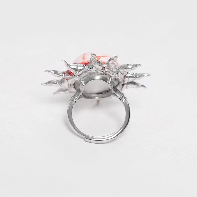 Punk-Sonnenblumen-Augapfelring für Damen