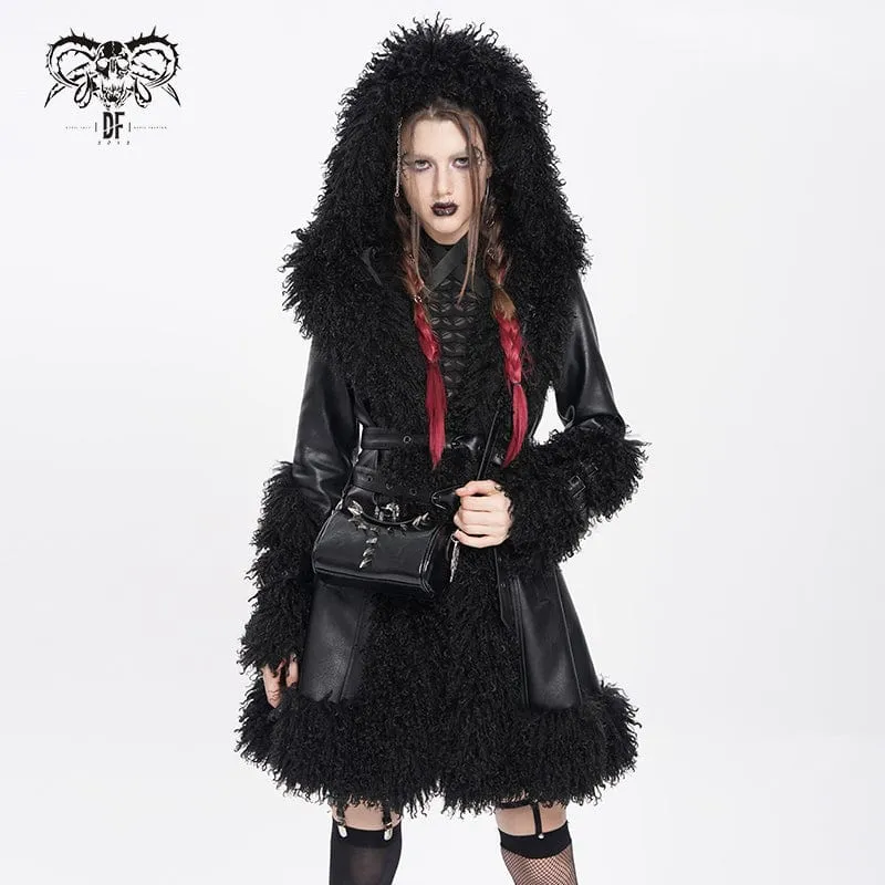 Damen Punk Totenkopf Nieten Kette Tasche