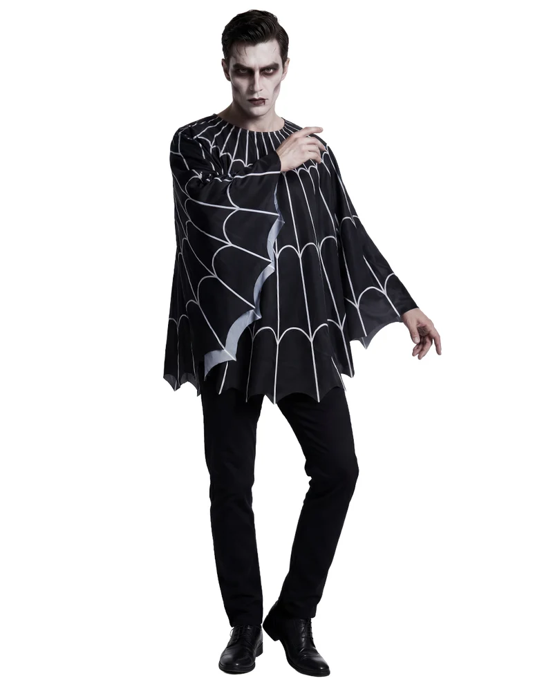 Verzauberter Spinnennetz Poncho