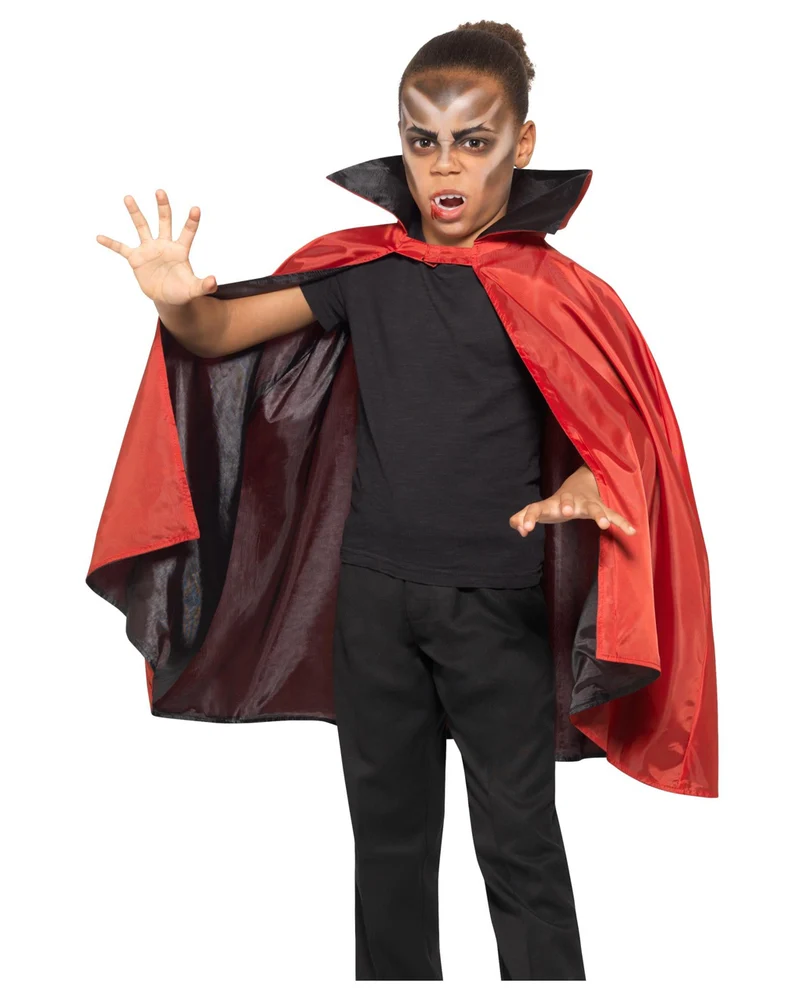 Dracula Umhang Kinderkostüm zum Wenden