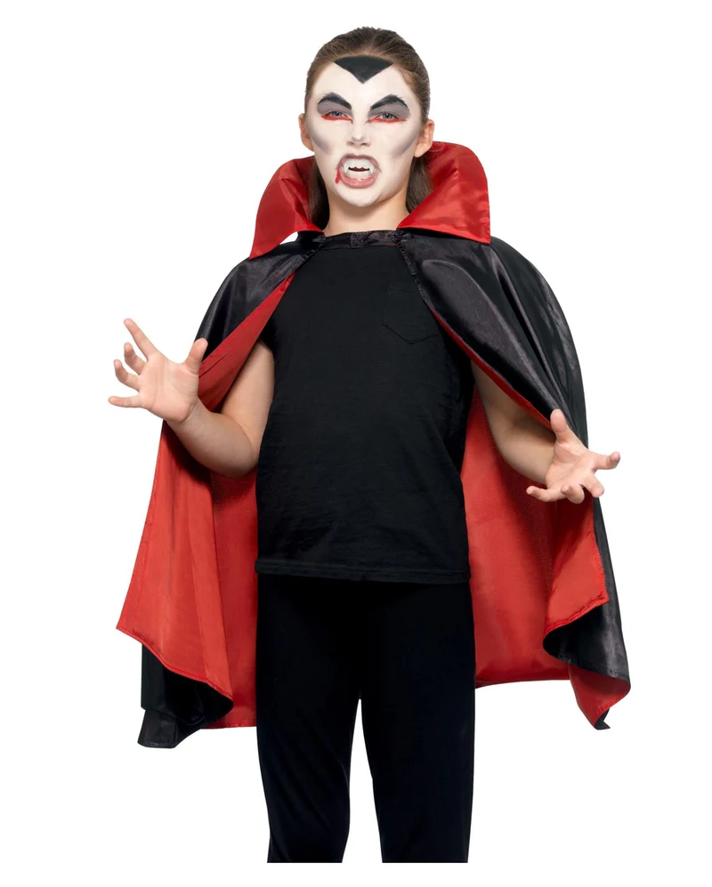 Dracula Umhang Kinderkostüm zum Wenden