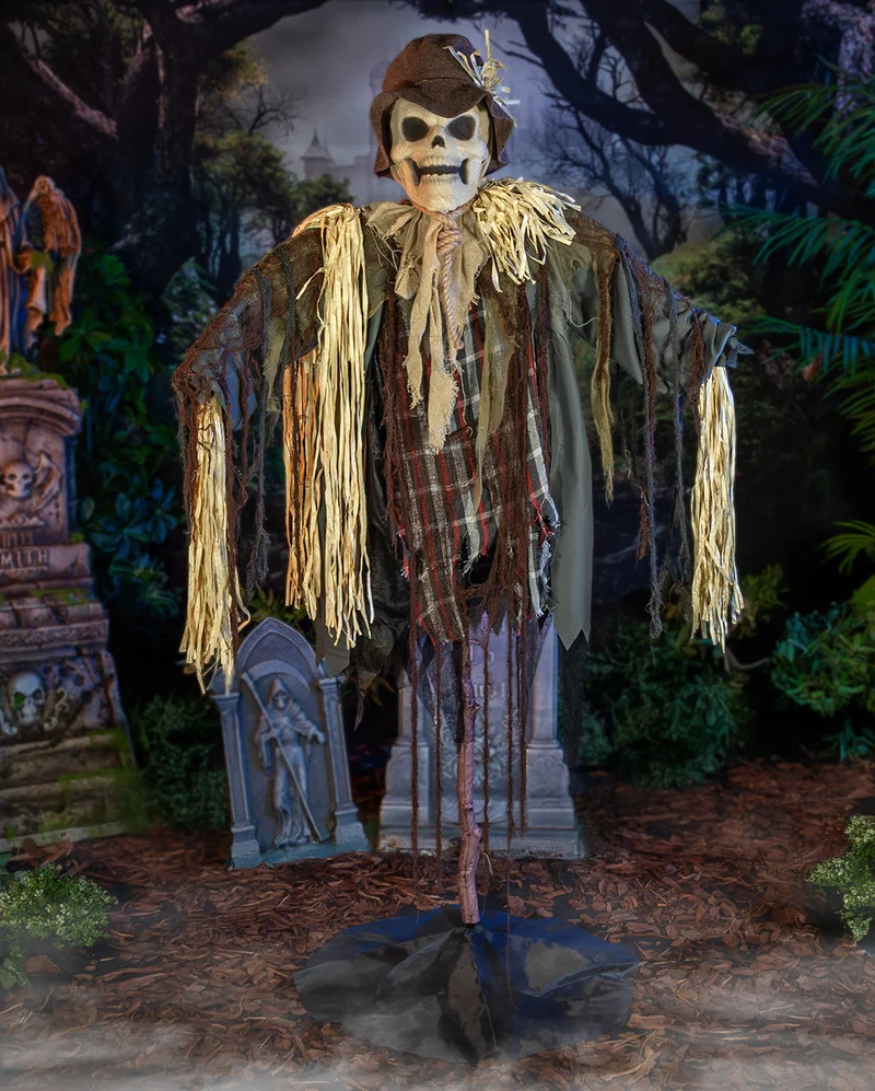 Sinister Scarecrow Animatronic mit Schockeffekt 182cm