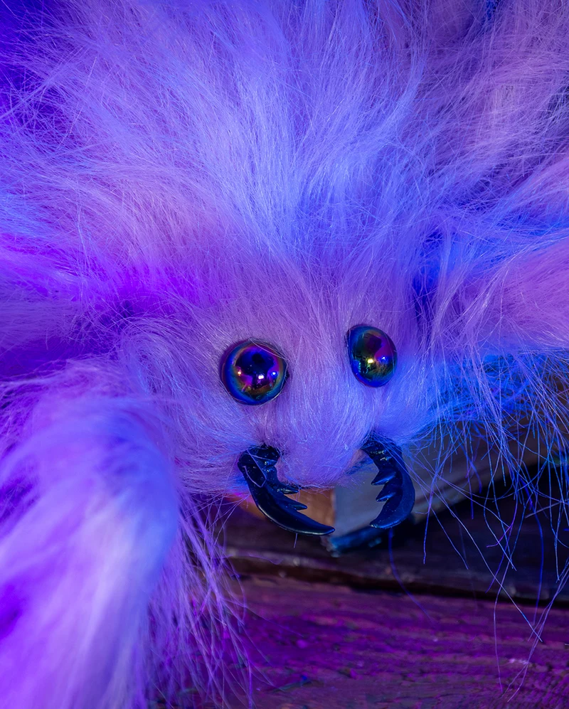 Pastell-Lila Halloween Spinne 70cm