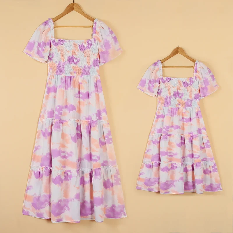 Mutter Tochter Prinzessin Kleid