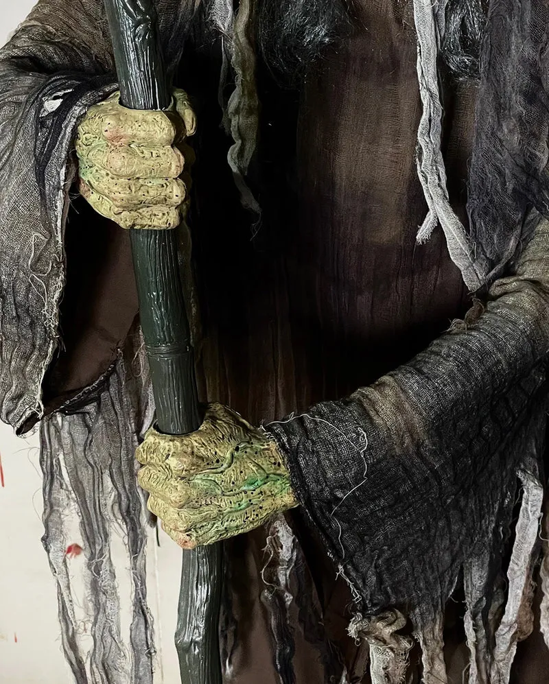 Noxara die Sumpfhexe Halloween Animatronic 162cm