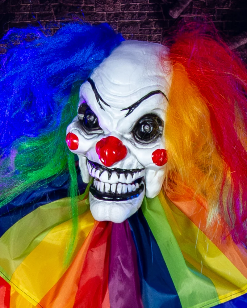 Jingles der Verrückte Clown Halloween Animatronic 166cm