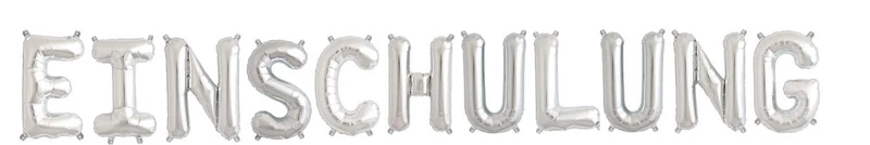 Ballonschriftzug "Einschulung"