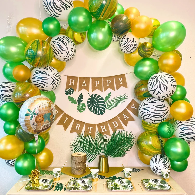 Jute-Girlande "Happy Birthday"