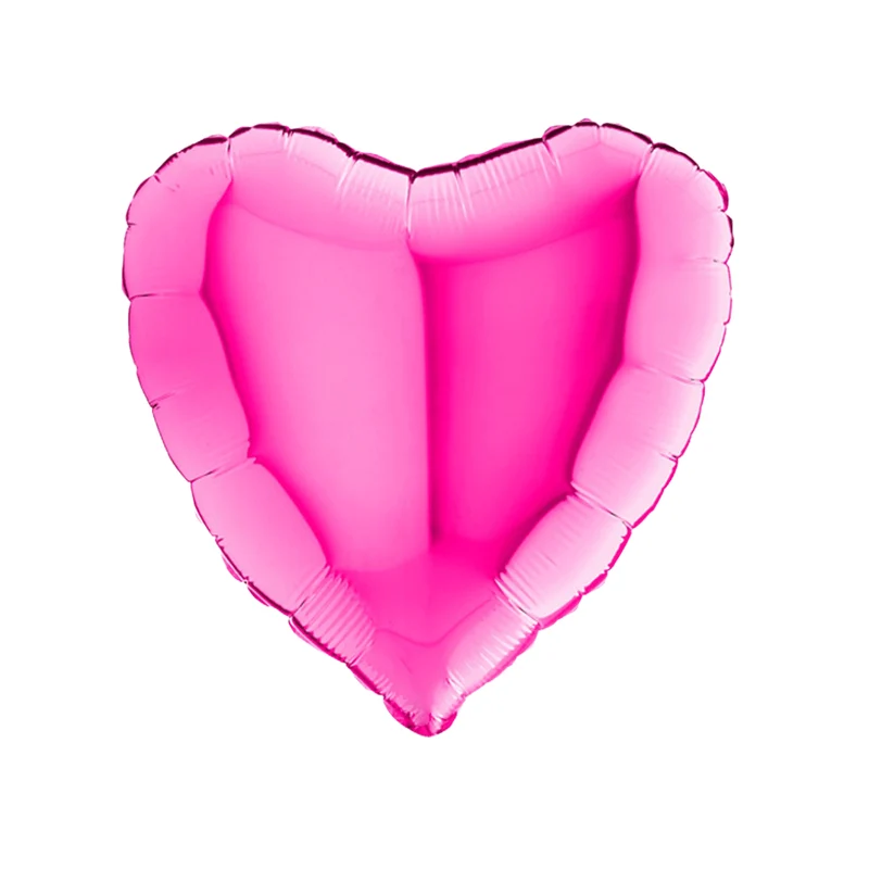 Herzballon Pink