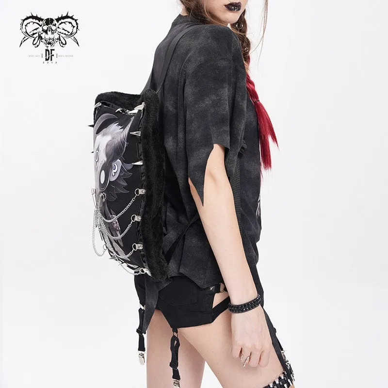 Devil Fashion Hitt Muster Kettentasche
