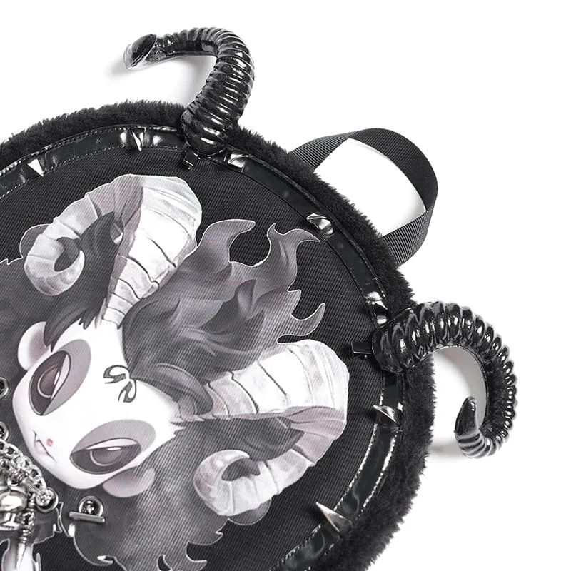 Devil Fashion Lilimar Mustertasche mit Hörnern