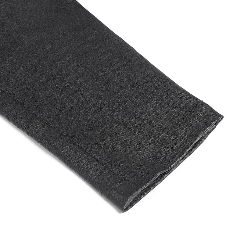 Punk-Schnürhose mit Ösenriemen für Damen
