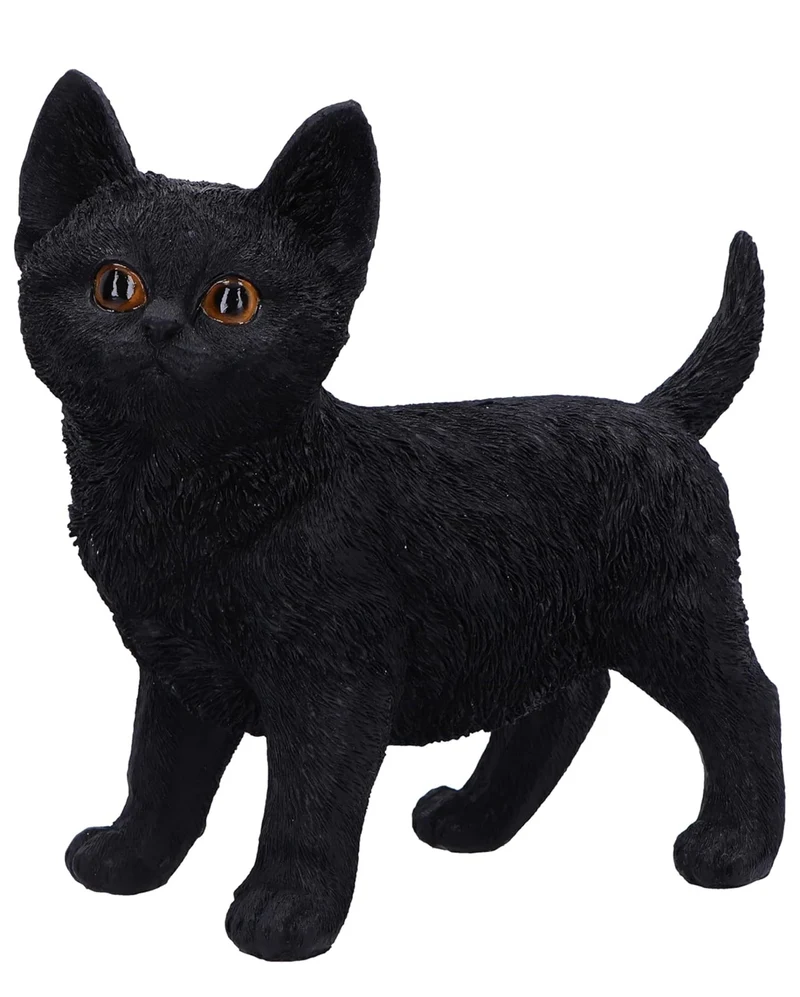 Schwarze Katzenfigur "Charmed Companion" 20cm