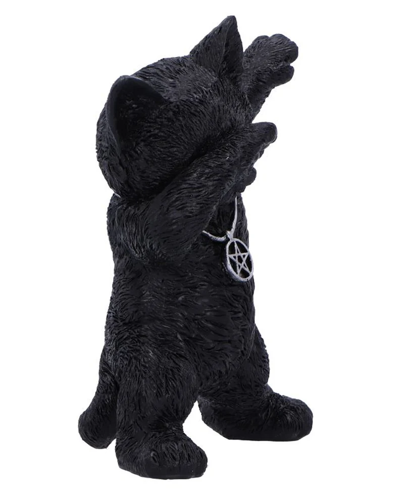 Hex & Flex Schwarze Katzenfigur 13,5cm