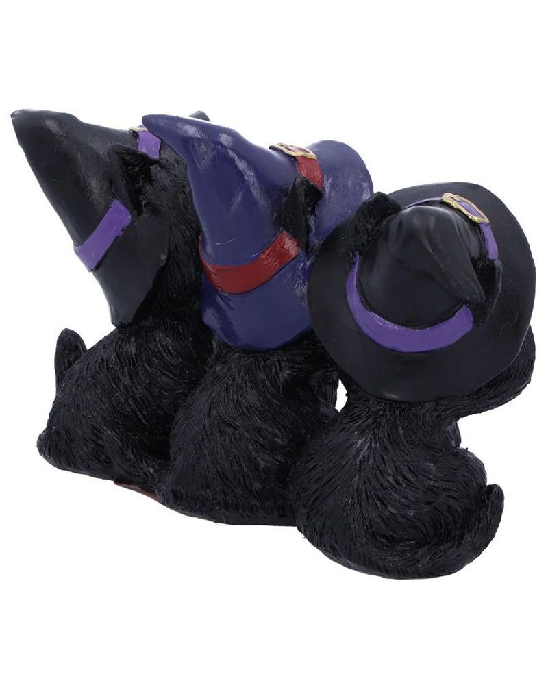 Drei Weise Schwarze Hexenkatzen 11,5cm