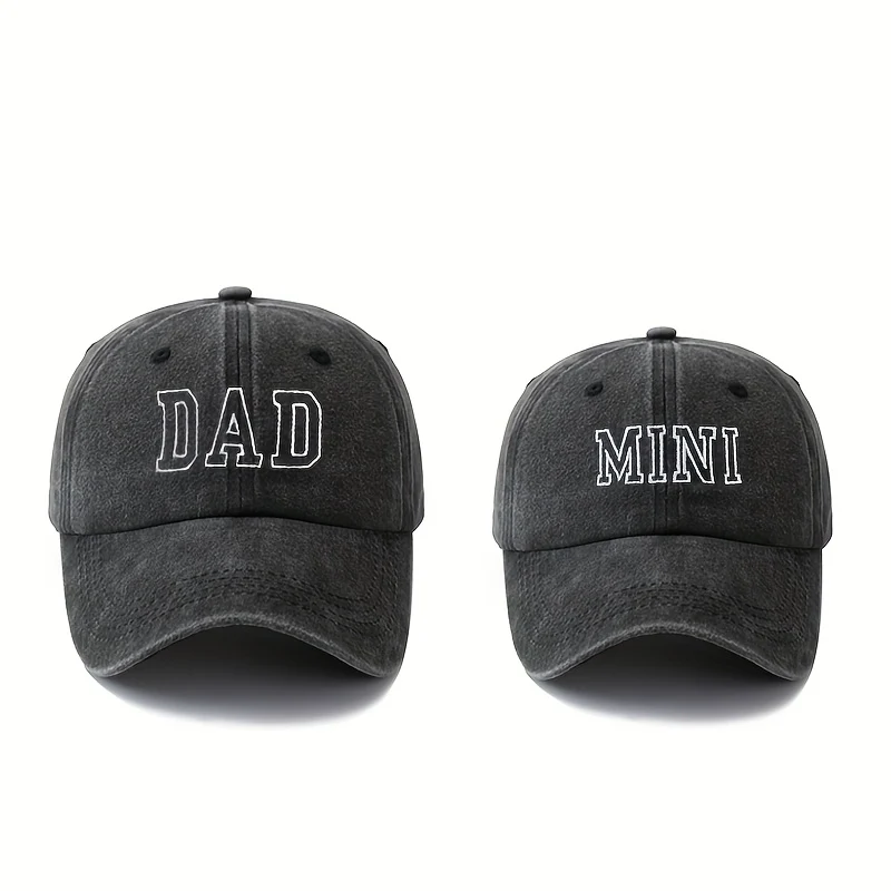 Vater-Sohn-Kappe Mini Grau