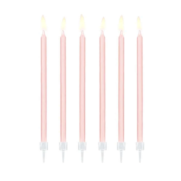 Geburtstagskerzen Pastell Rosa