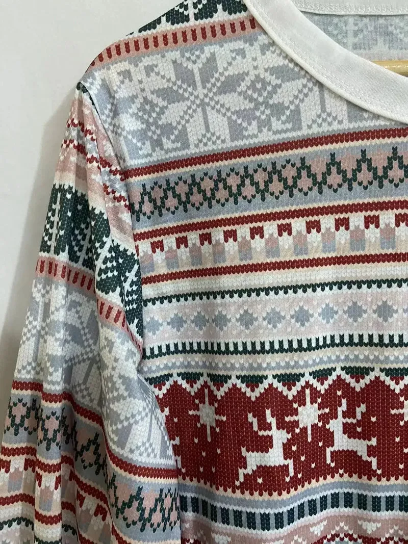 Christmas Knit Family Matching Pyjama Set