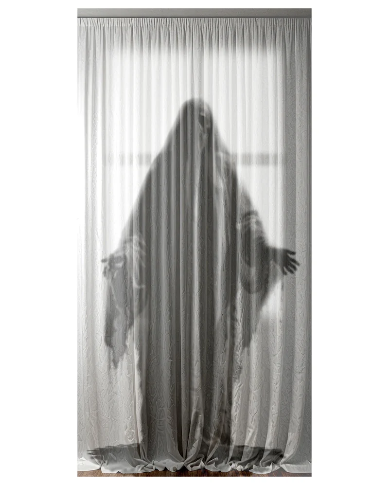 Geistgestalt Hinter Vorhang Tür- & Wanddeko 98x200cm