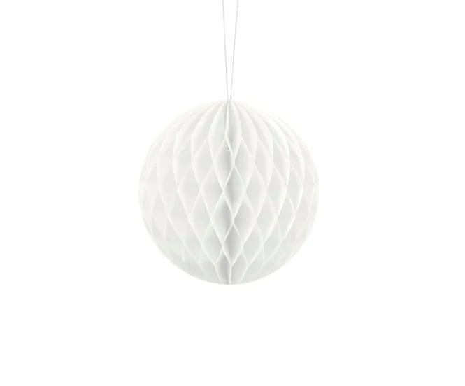 Wabenball Ø 20cm Weiß