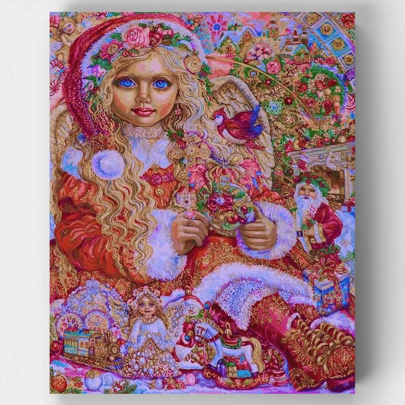 "Yumi Sugai An angel Christmas ornament" Paint by Numbers Kit