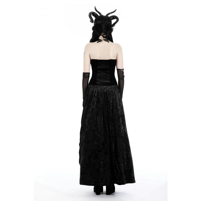 Zweifarbiges Gothic-Fledermaus-Vollbrustkorsett für Damen