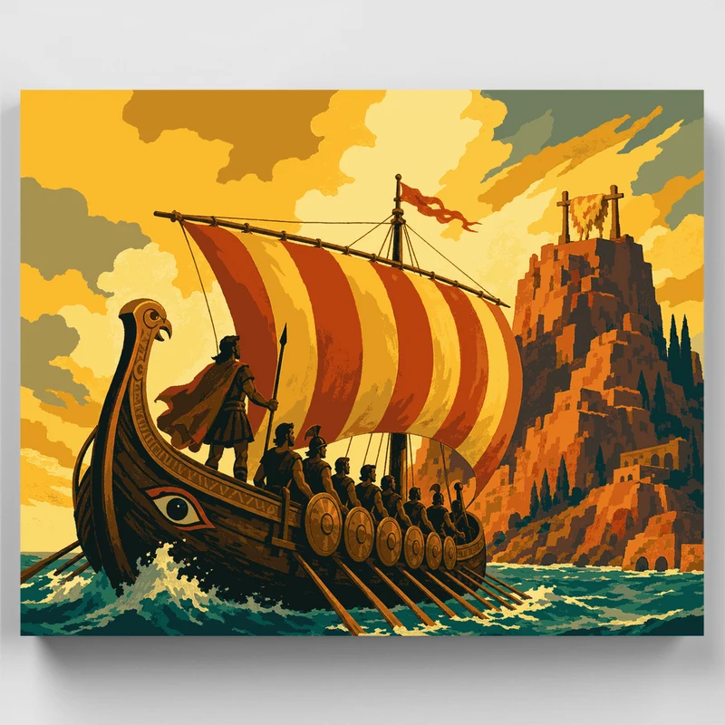 Argo's Golden Voyage - Paint by Numbers Kit