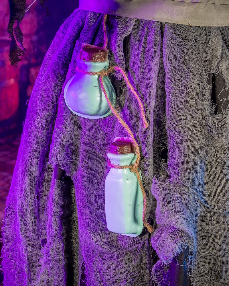 Belladonna the Shadowbrew Witch Halloween Animatronic 198cm