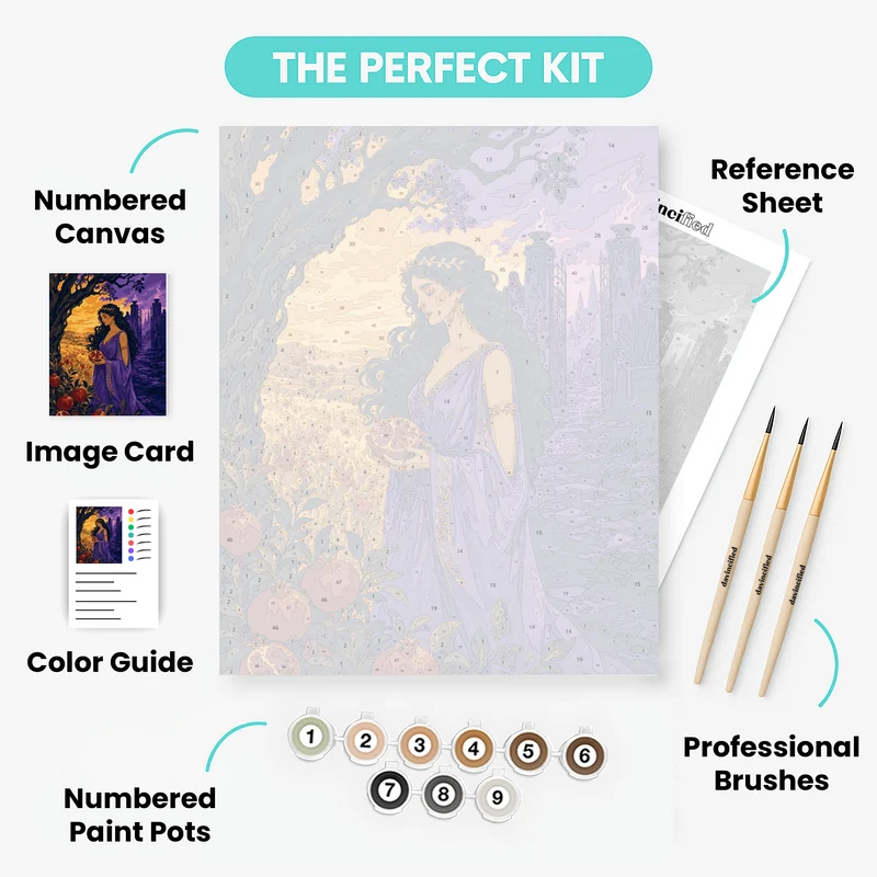 Persephone's Pomegranate - Paint by Numbers Kit