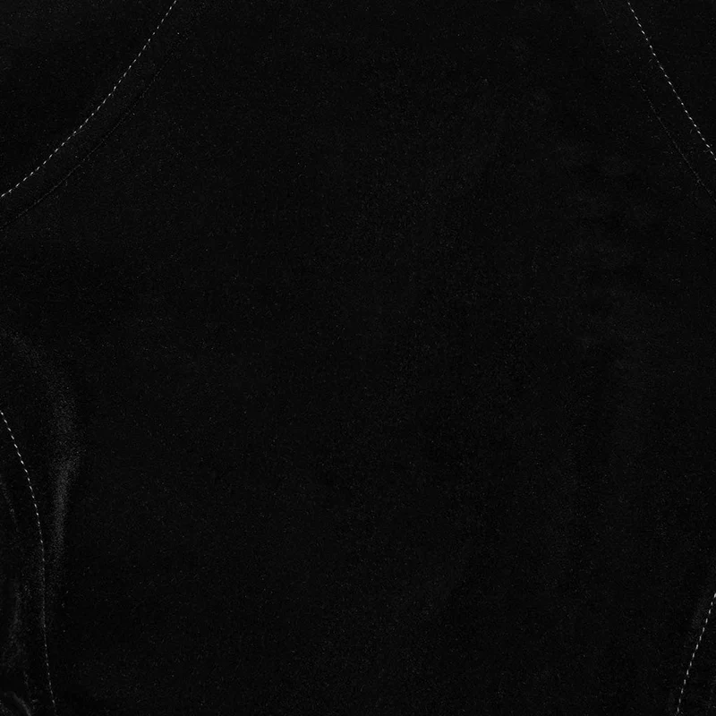 Gothic-Samtjacke mit Blumenstickerei und Schnürung für Damen, Schwarz