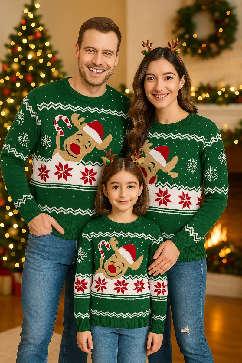 Ugly Weihnachtspullover Familie