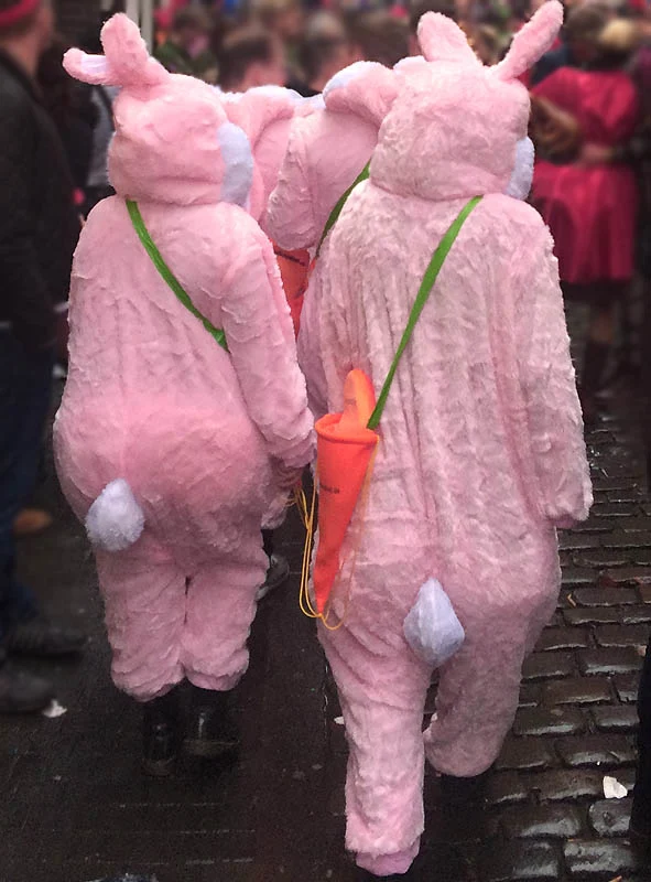 Rosa Plüsch Hase für Damen oder Herren
