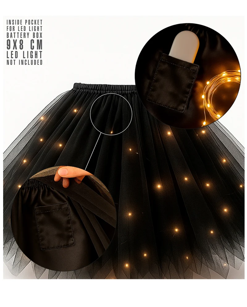 Schwarzer Tutu Rock Deluxe