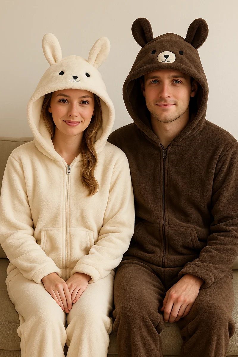 Partner Schlafanzug Kuschelig