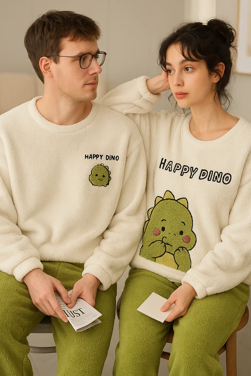 Partner Pyjama Flauschig