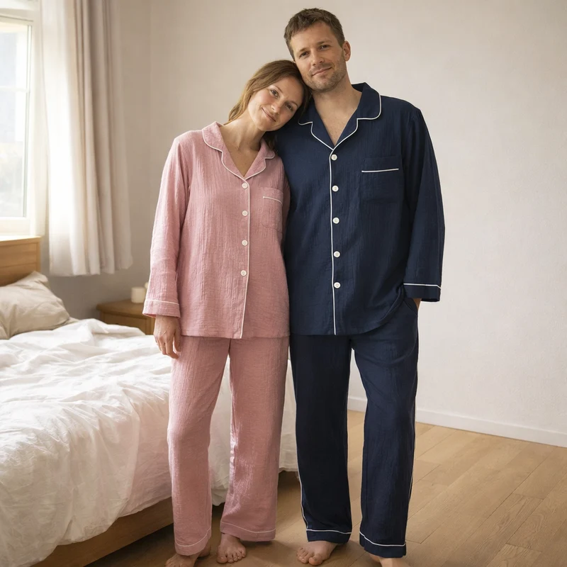 Partner Pyjama Klassisch