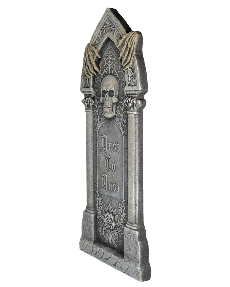Dust to Dust Gothic Grabstein als Deko 89cm