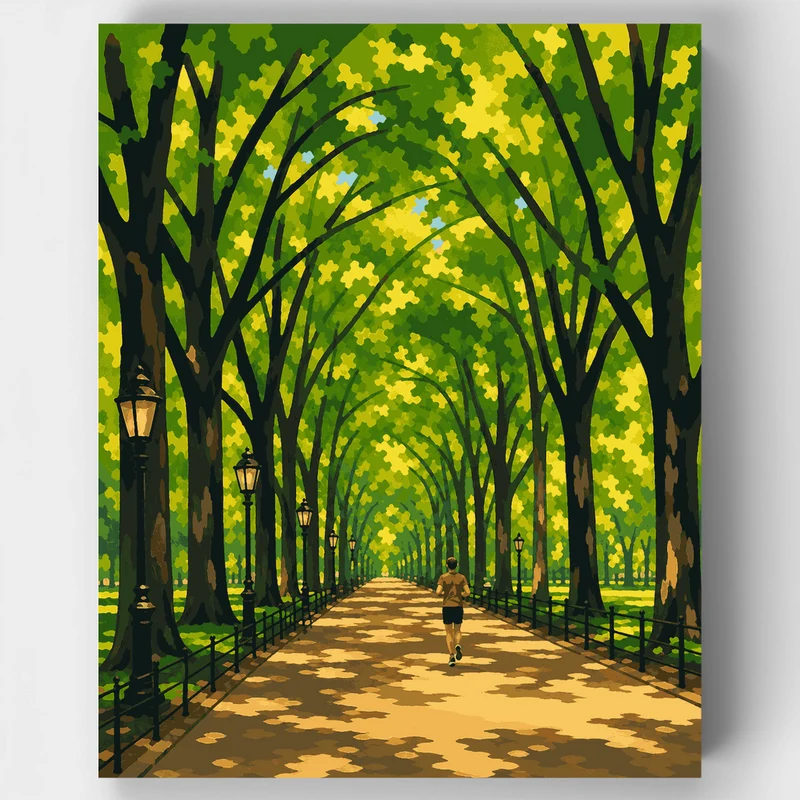 Elm Canopy Jogger - Paint by Numbers Kit