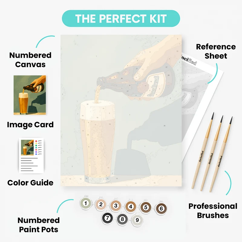 Pilsner Pour - Paint by Numbers Kit