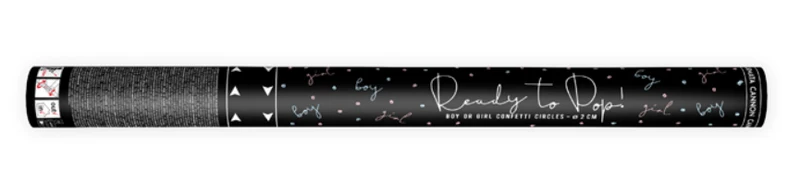 XL Konfettikanone 60cm Gender Reveal- It's a Boy