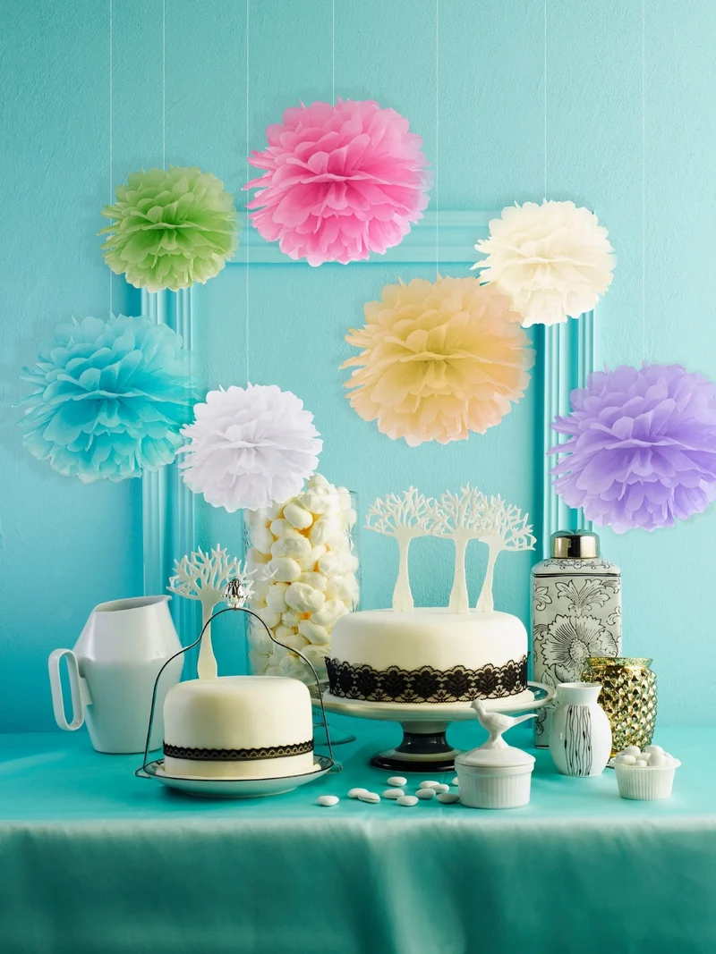 Pom Pom Ø 25cm Creme