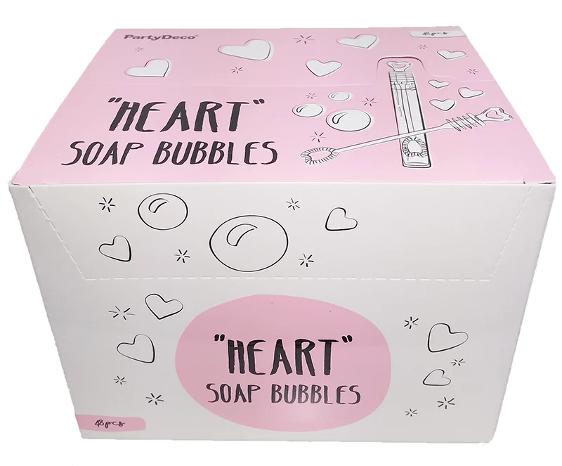 Hochzeit Seifenblasen "Heart Bubbles" 48 Stk.